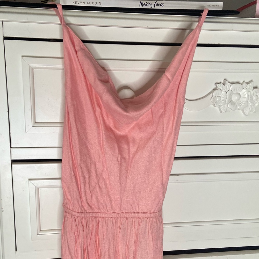 Volcom pink scoop neck dress